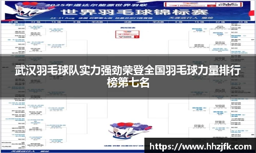 武汉羽毛球队实力强劲荣登全国羽毛球力量排行榜第七名